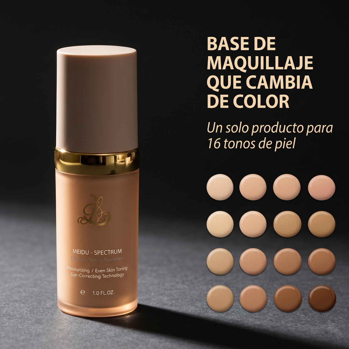 KOREAN® BASE 5 EN 1, TU TONO EXACTO EN VERANO Y PIEL REJUVENECIDA AL INSTANTE