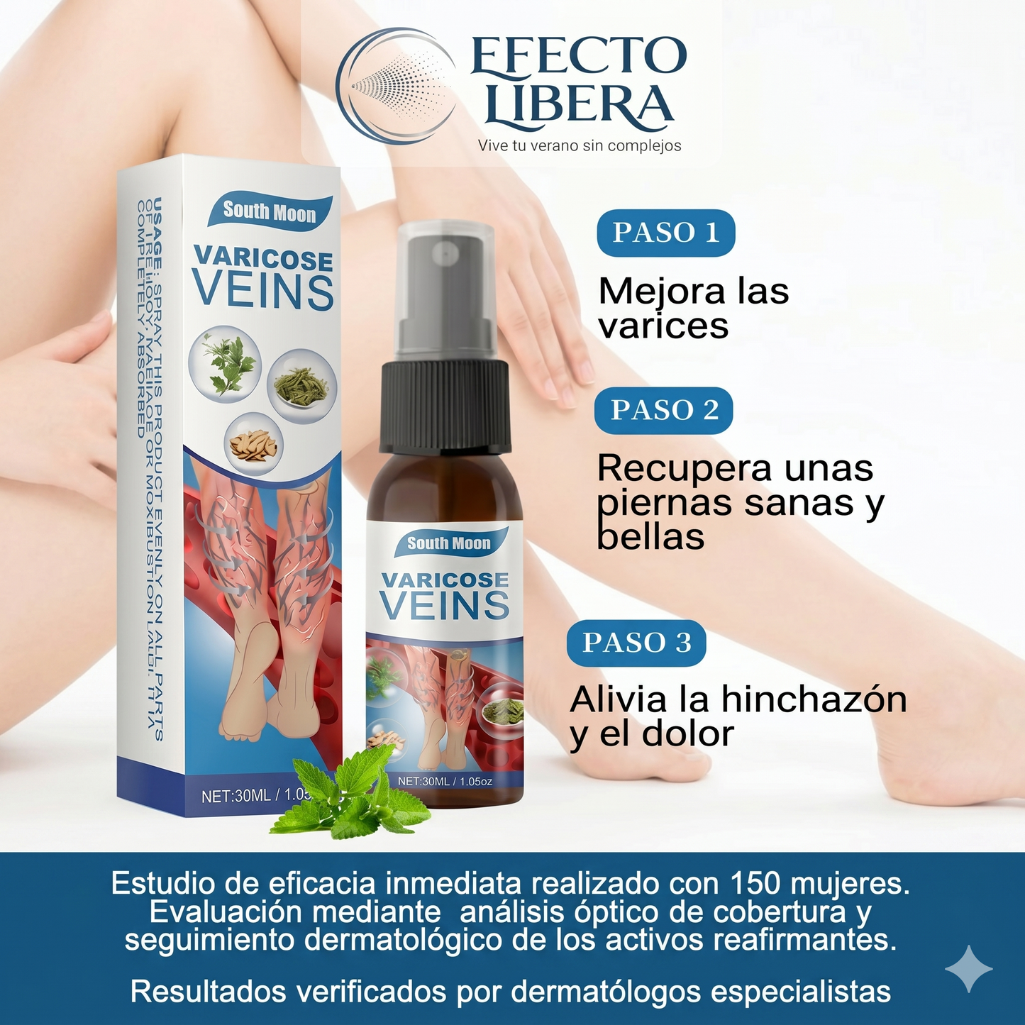 VARIVEINS™ - SPRAY VARICES, RECUPERA TUS PIERNAS LISAS EN SEGUNDOS