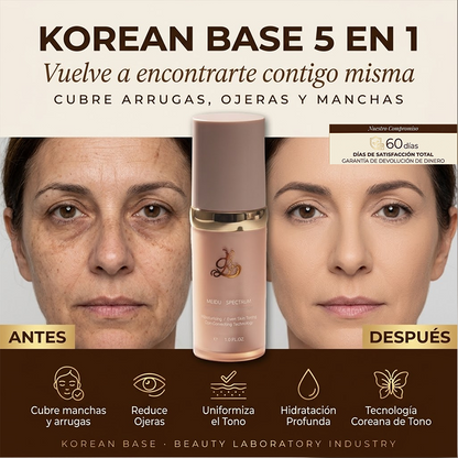 KOREAN® BASE 5 EN 1, VUELVE A VERTE A TI MISMA