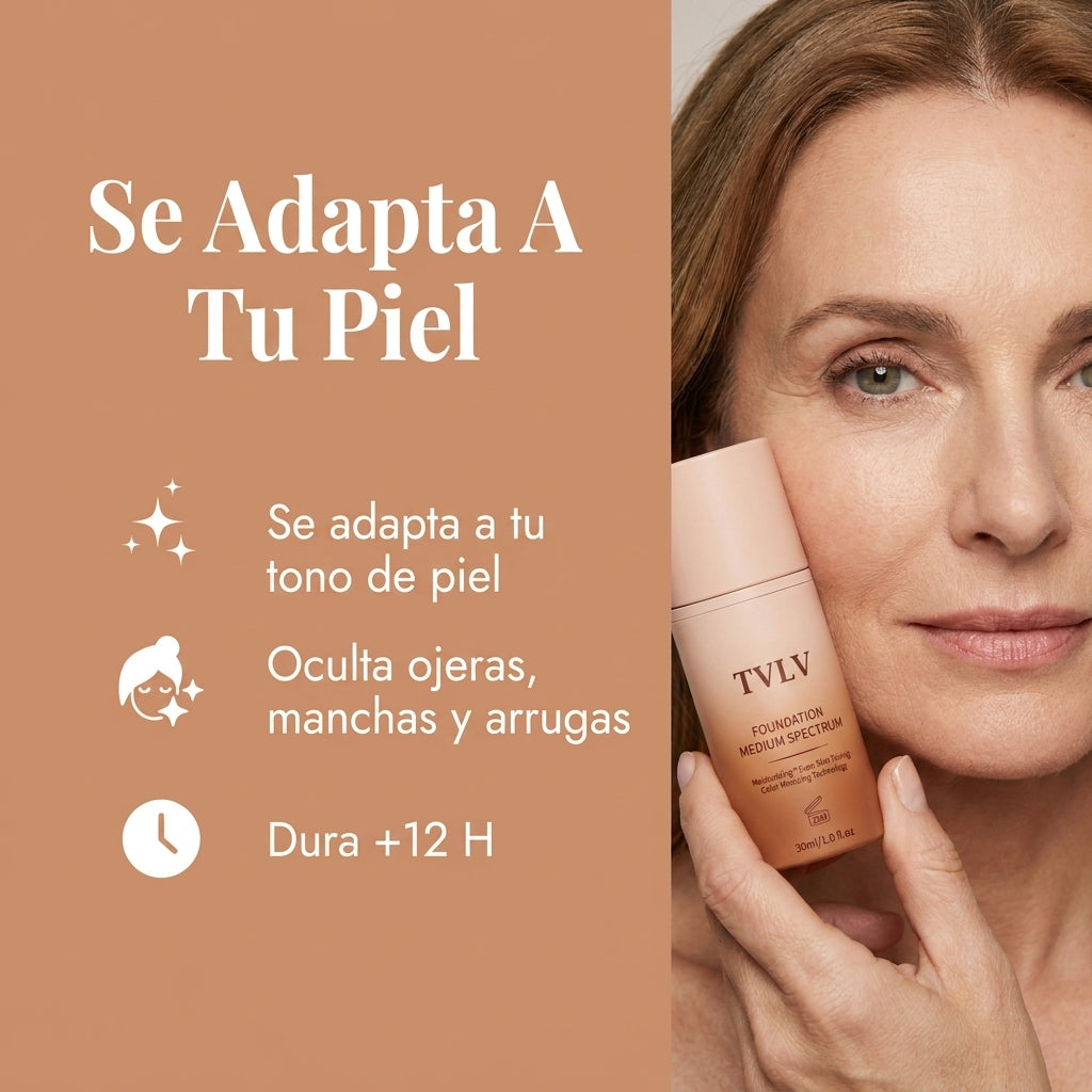 TVLV® Tu Verdadera Luz Vital. Base Maquillaje Coreana 5 en 1