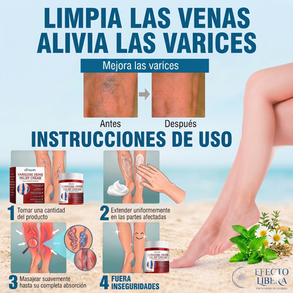 VARIVEINS™ - CREMA ANTI-VARICES, RECUPERA TUS PIERNAS LISAS EN SEGUNDOS