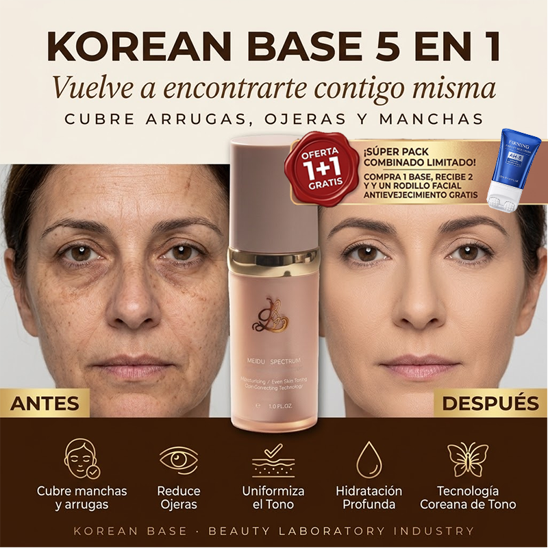 KOREAN® BASE 5 EN 1, VUELVE A VERTE A TI MISMA